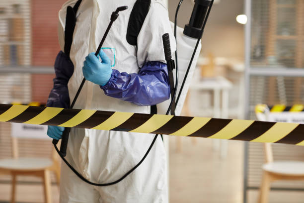 Professional Biohazard Cleanup technician working in Jessup, MD